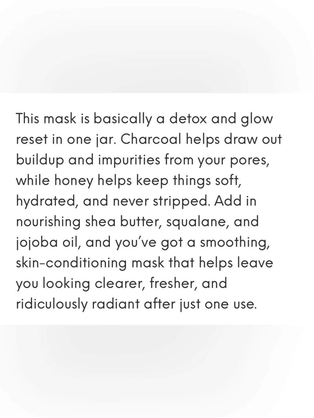 Dermalactives Resurfacing Honey & Charcoal Mask — Silver/Gray - Picture 2 of 3